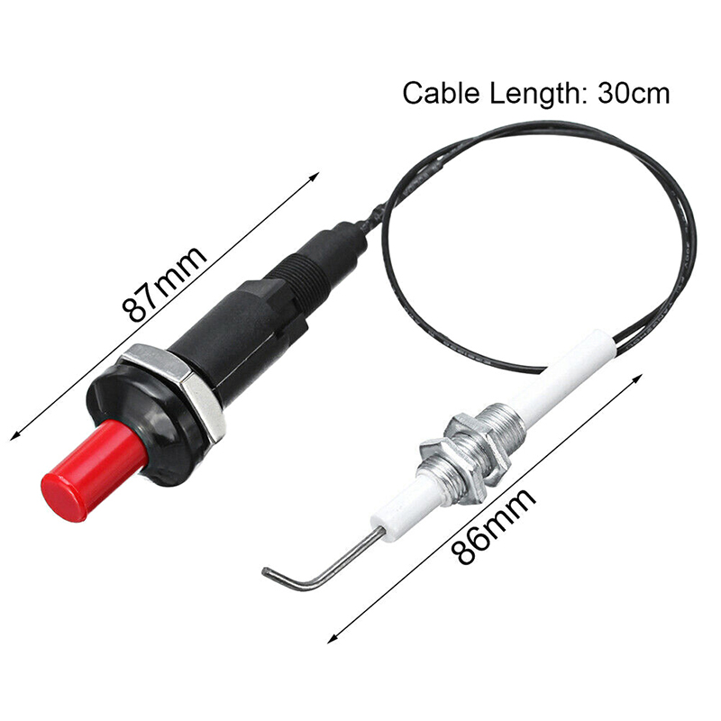 Camping Cooking Device - Push Button Piezo Ignitor With Cable
