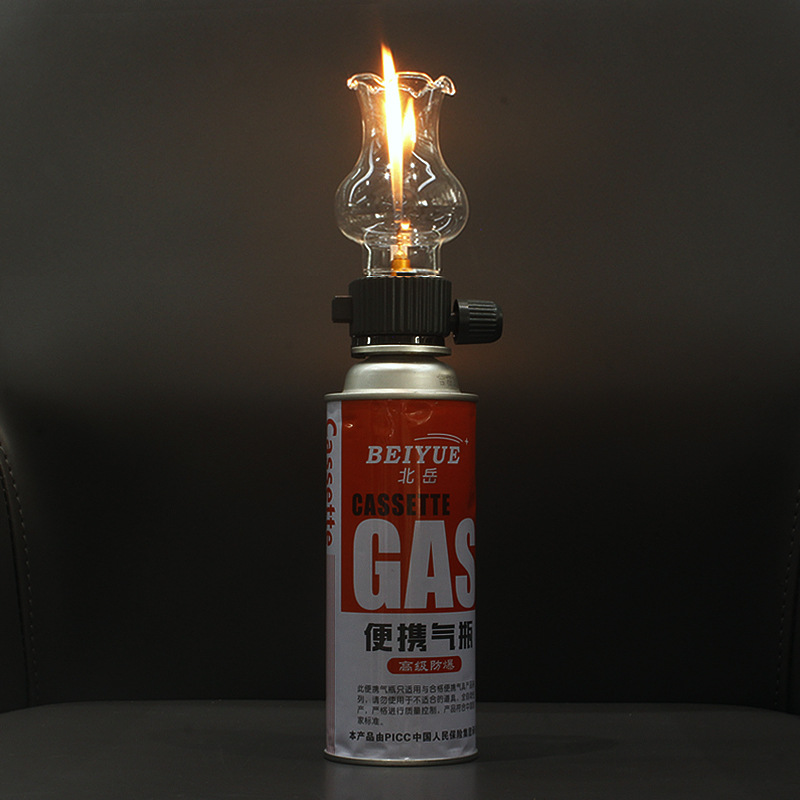 Camping Cooking Device - Card Stove Gas Cylinder Head Lighter