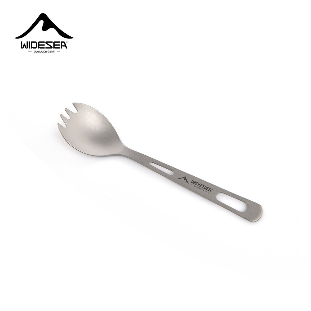 Camping Cooking Pack - Widesea Camping Cooking Set Spork Titanium