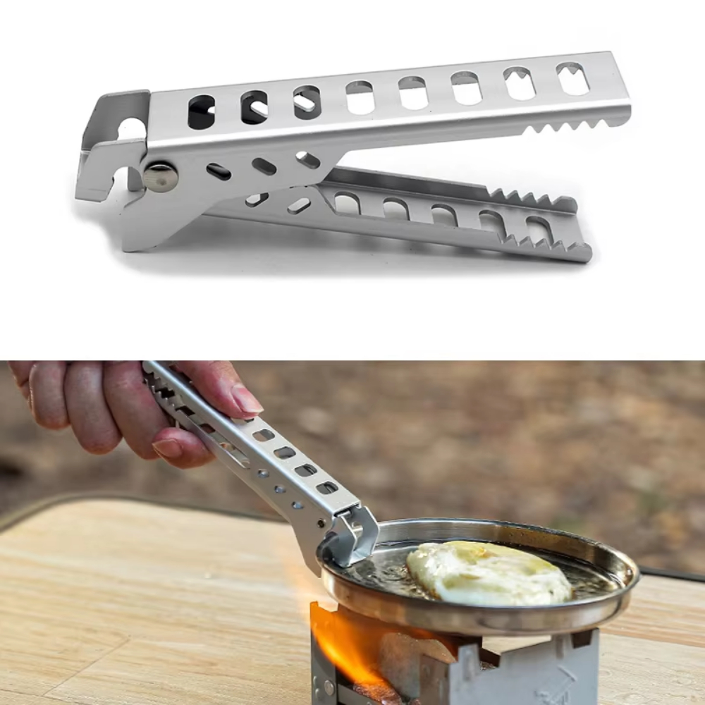Camping Cooking Gadgets - Outdoor Aluminium Anti-hot Alloy Clip Bowl