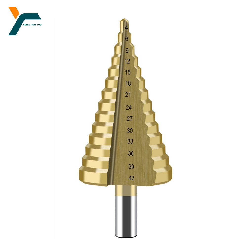Mess Kit Titanium - 4-42mm Step Drill Bit Set Titanium