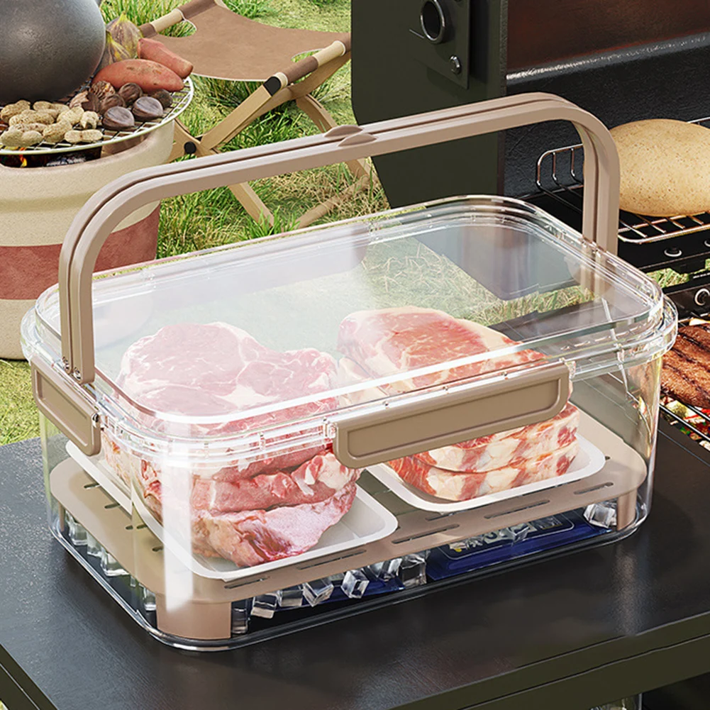 Camping Cooking Bowl - Portable Food Storage Container Large Capacity