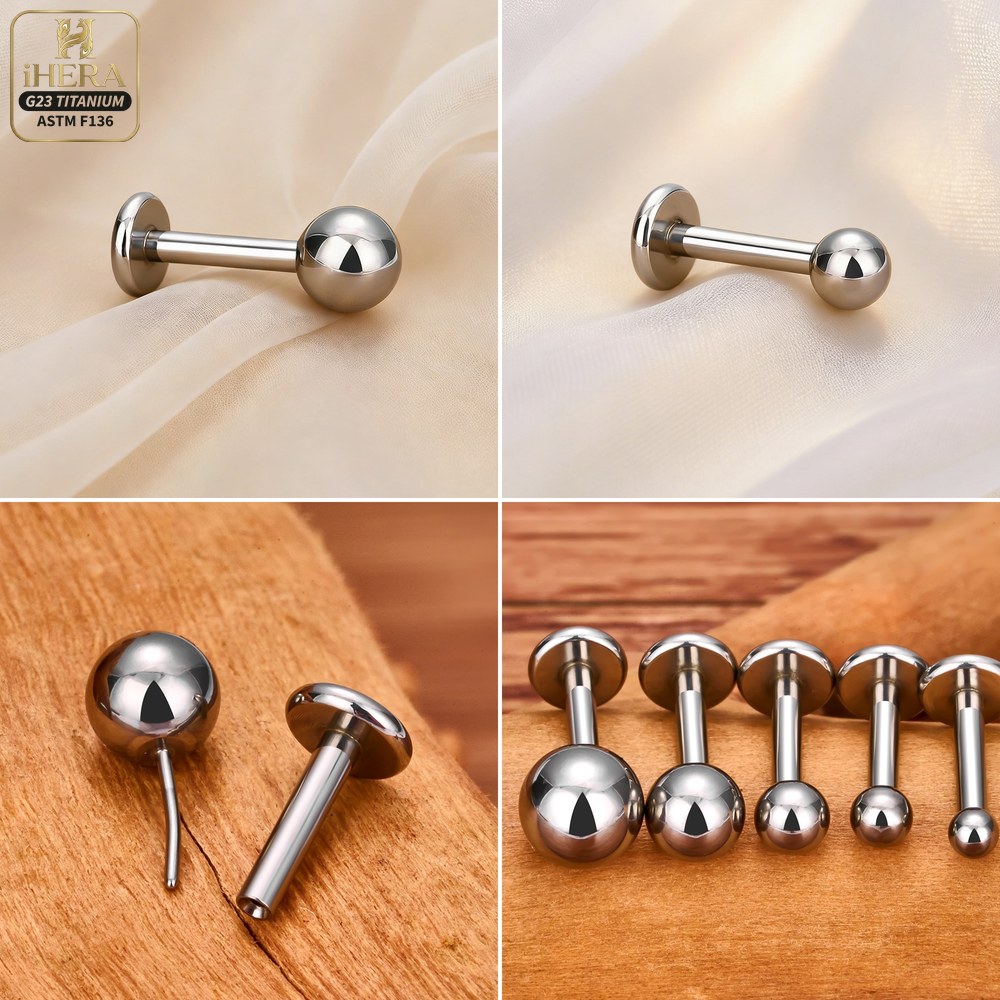 Mess Kit Titanium - Tiny Minimalist F136 Titanium Piercing Internal