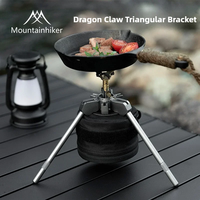Camping Cooking Appliances - MOUNTAINHIKER Tripod Bracket Camping Multifunctional Stove