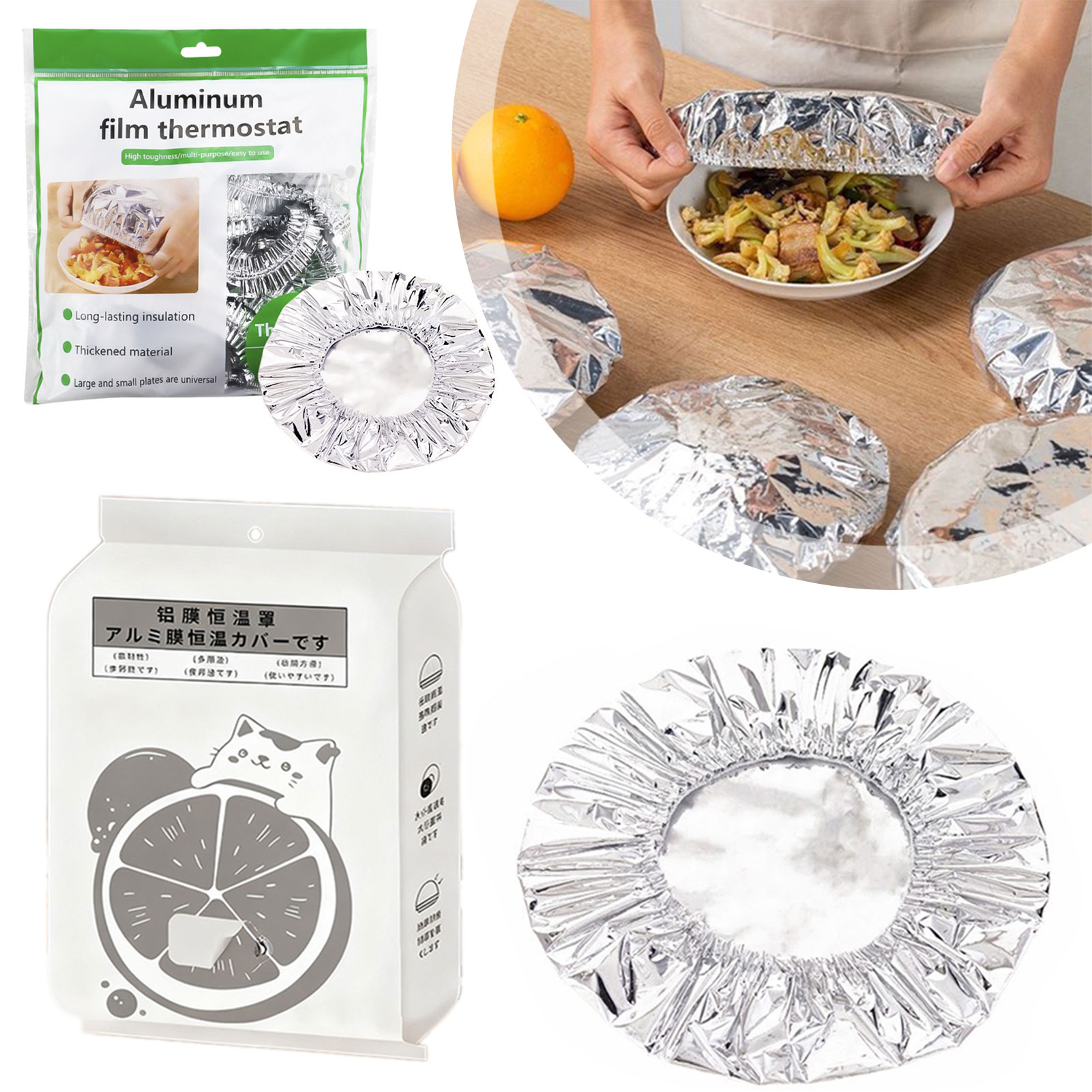 Food Insulation Cover,Aluminum - Camping Cooking And Eating ulasan dan harga