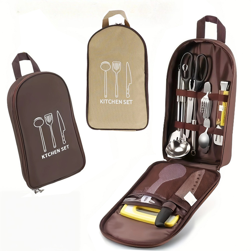 Portable Outdoor Cook Bag Camp - Camping Cooking Equipment Bag ulasan dan harga