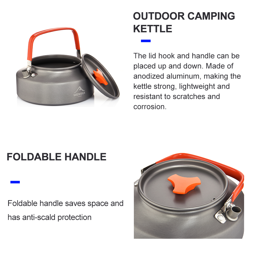 Widesea 1.1L 2L1.5L Camping Wa - Camping Cooking Utensil Set ulasan dan harga