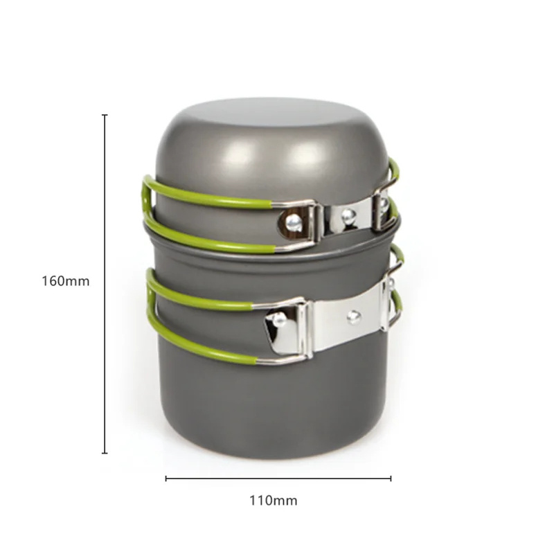 Ultralight Camping Pot Set: Ca - Camping Cooking Mess Kit ulasan dan harga