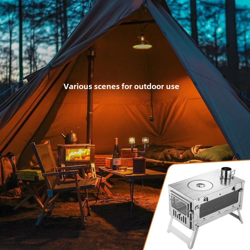 430 Stainless Steel Portable T - Camping Cooking Gadgets ulasan dan harga