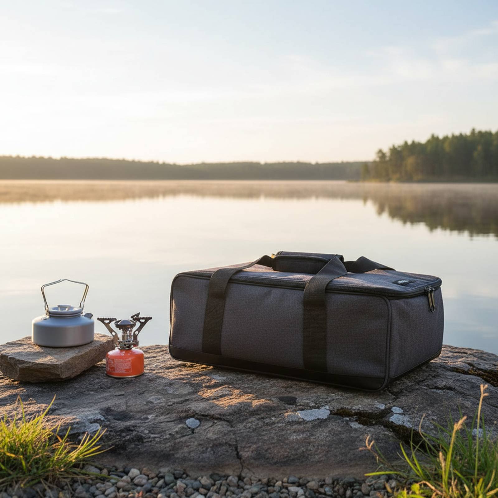 Outdoor Cookware Storage Bag L - Camping Cooking Equipment Bag ulasan dan harga