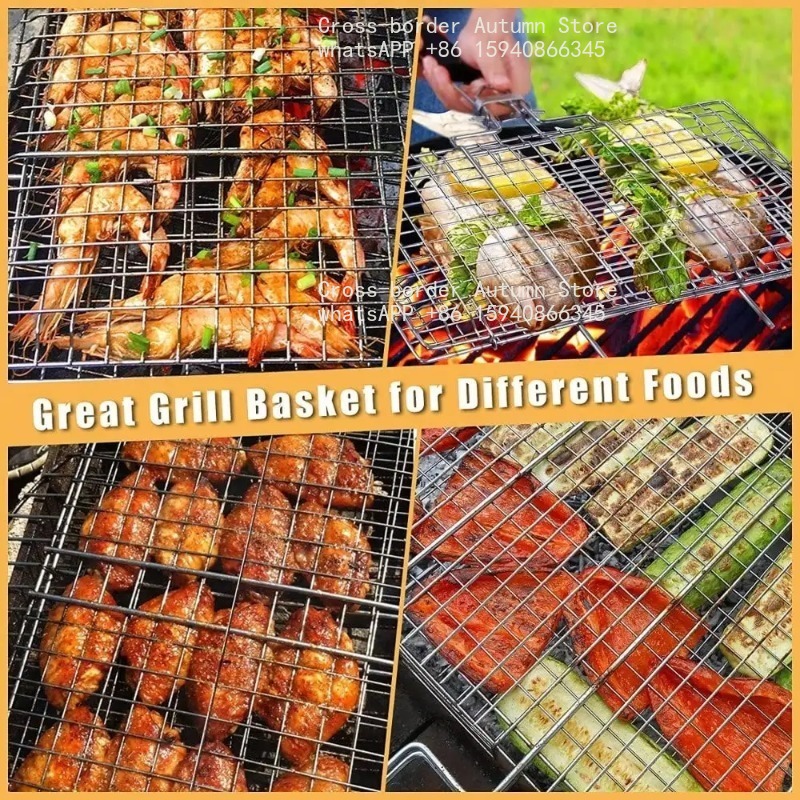 Folding Portable Outdoor Campi - Camping Cooking Basket ulasan dan harga