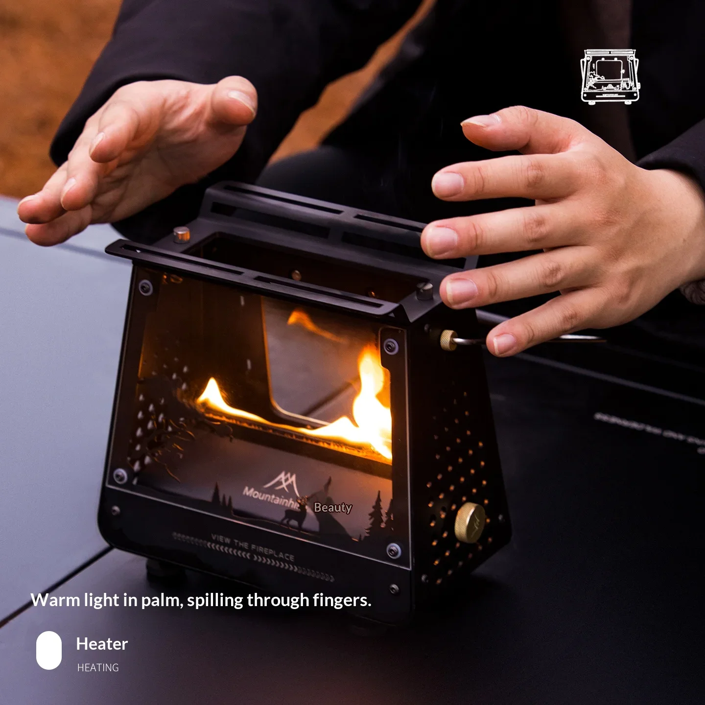 MOUNTAINHIKEROutdoor Portable  - Camping Cooking Open Fire ulasan dan harga