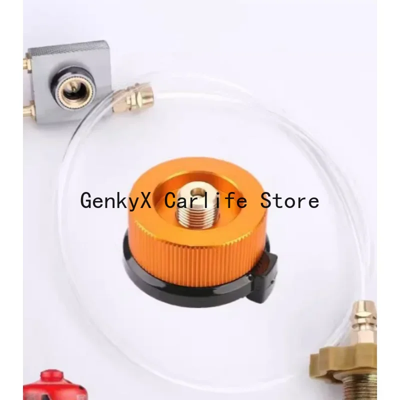 1Pc Gas Stove Converter Burner - Camping Cooking Equipment Bag ulasan dan harga