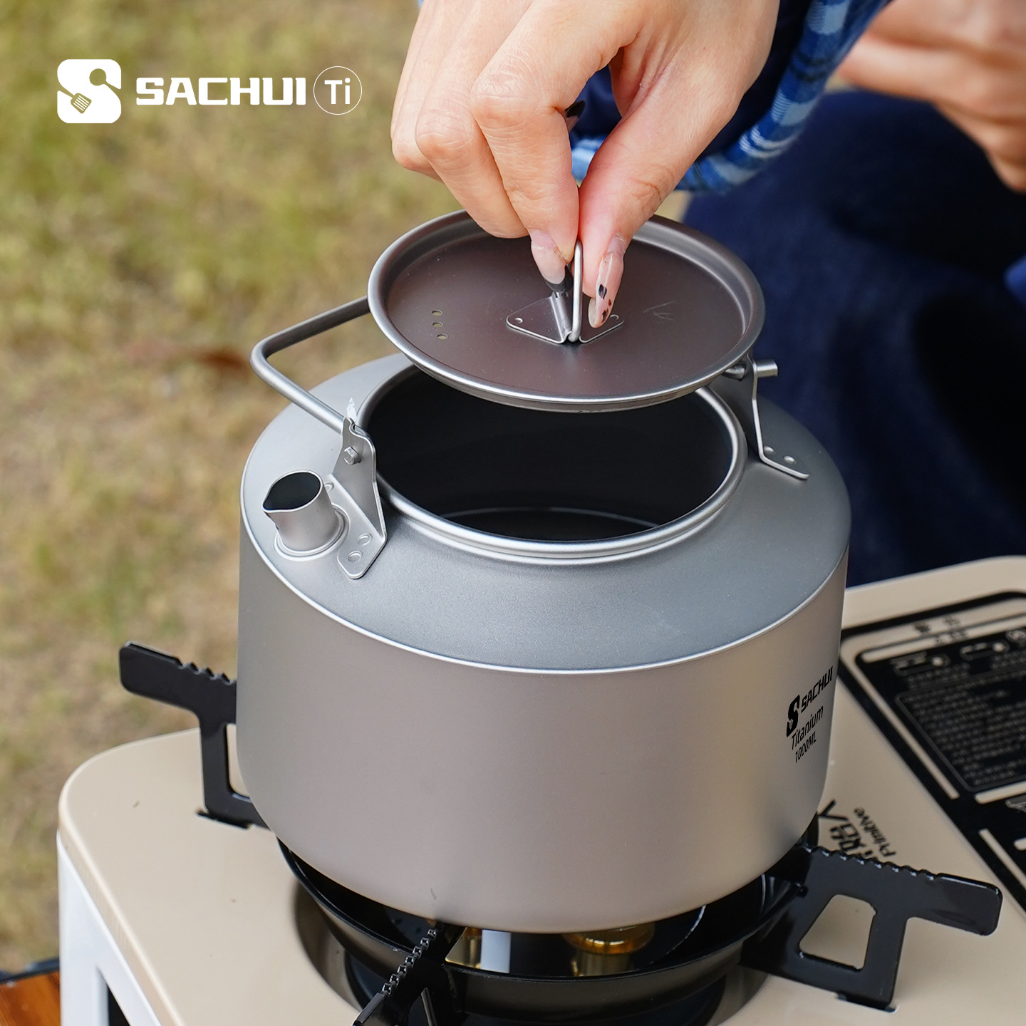 1000ML Pure Titanium Kettle Ou - Camping Cooking Equipment ulasan dan harga
