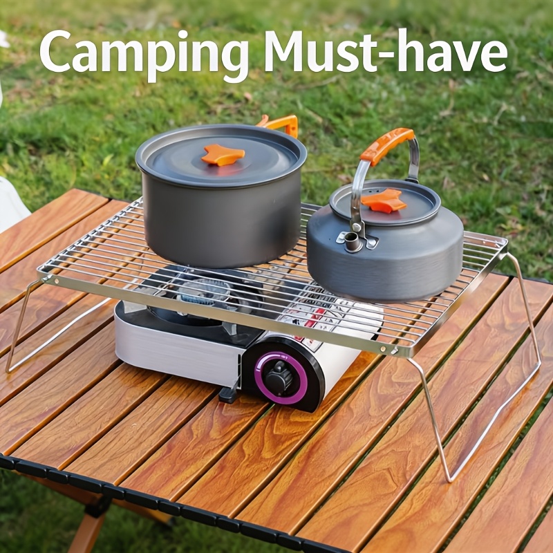 Portable Foldable Stainless Ca - Camping Cooking Equipment ulasan dan harga