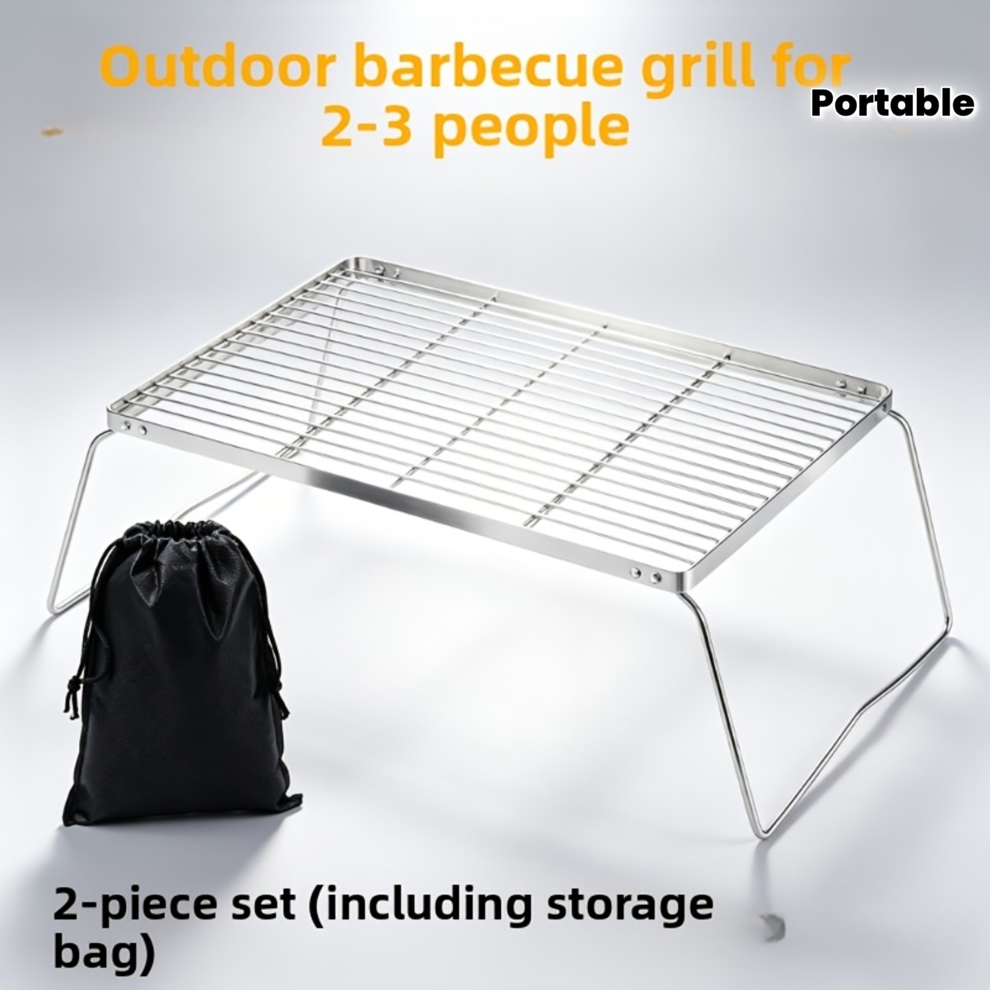 Portable Foldable Stainless Ca - Camping Cooking Equipment ulasan dan harga