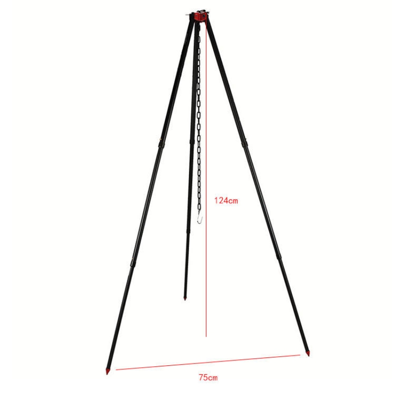 Outdoor Large Bonfire Tripod P - Camping Cooking Pot Tripod ulasan dan harga