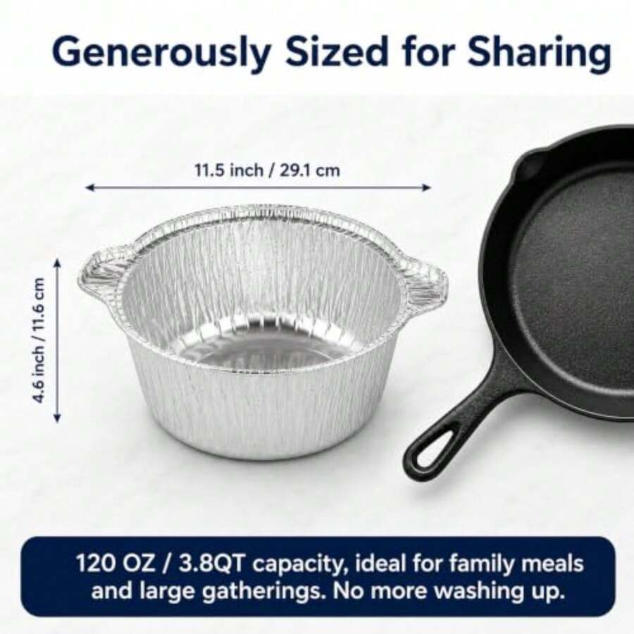 12 Pack Disposable Pot With Li - Camping Cooking Pack ulasan dan harga