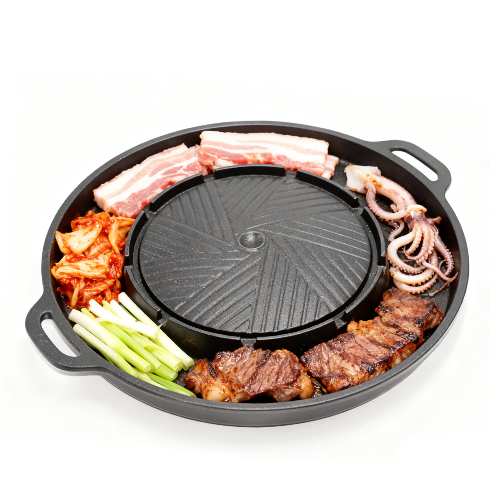 KOSUN Korean BBQ Grill Pan 2 i - Camping Cooking Bowl ulasan dan harga