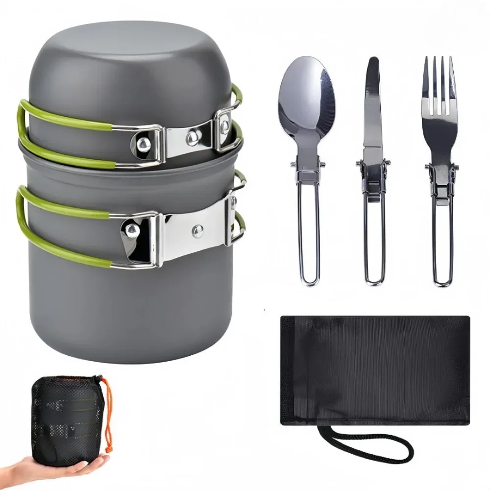 Portable Cookware Camping Cook - Camping Cooking Equipment Bag ulasan dan harga