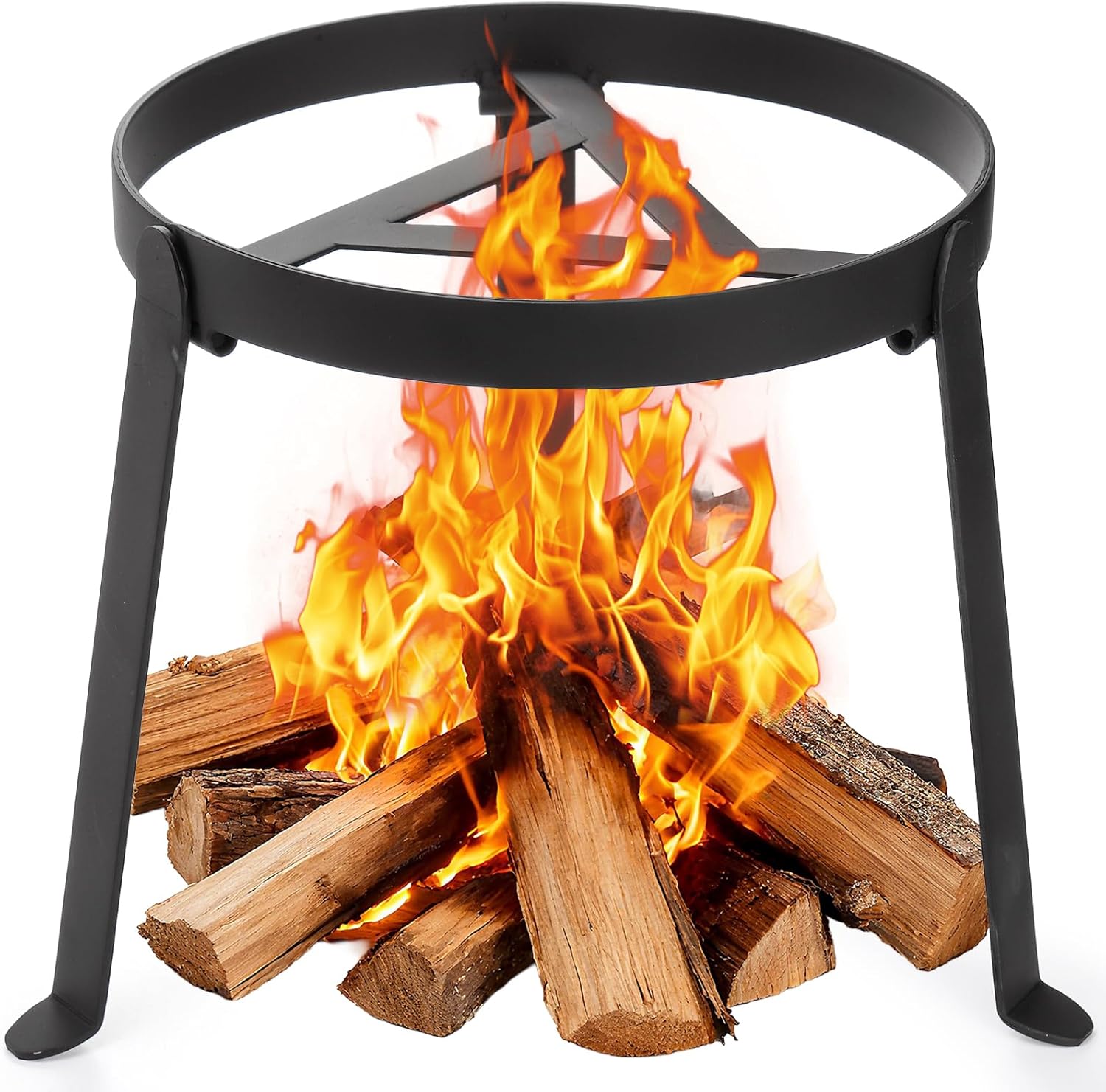 Campfire Tripod, Folding Campi - Camping Cooking Open Fire ulasan dan harga