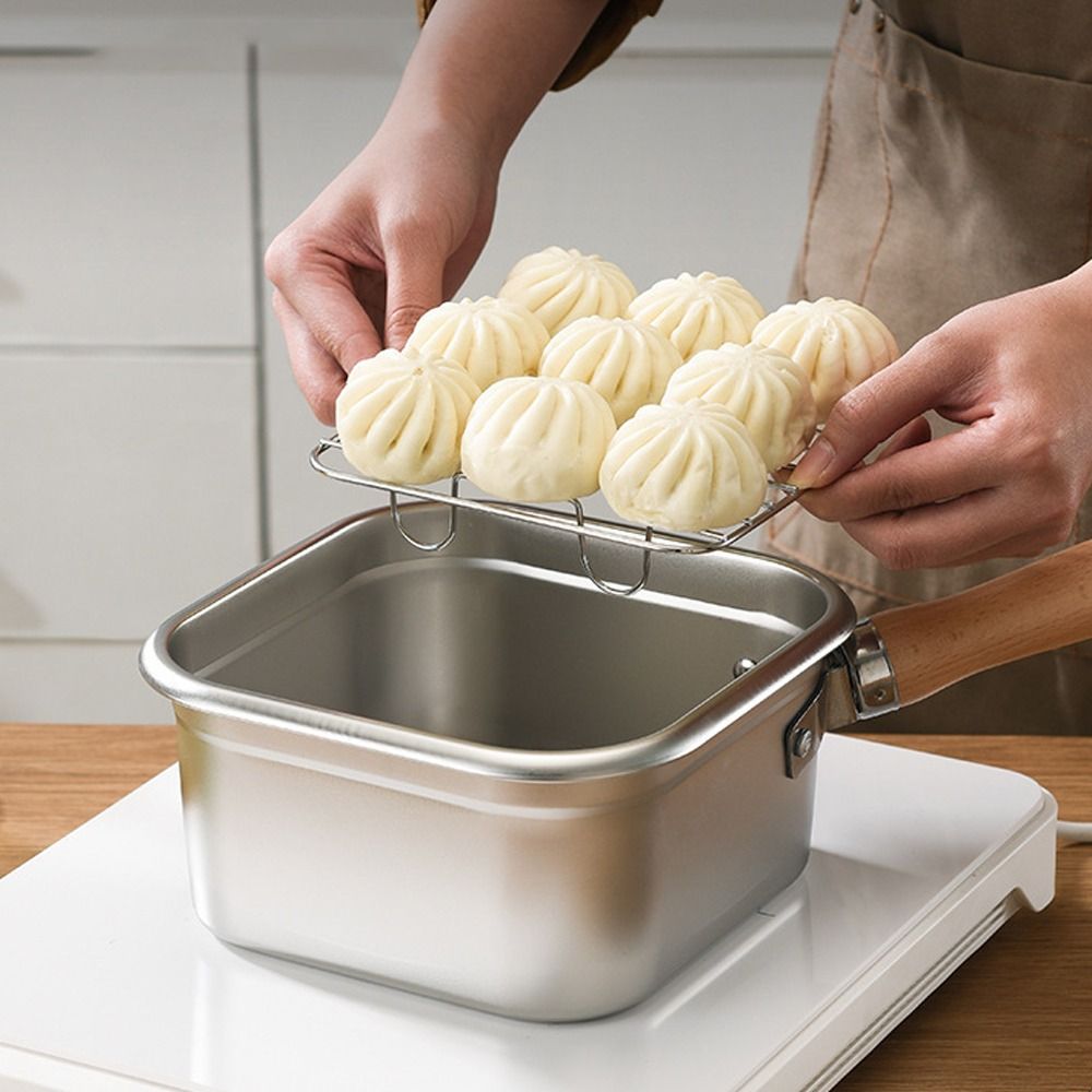Portable Stainless Steel Fryin - Camping Cooking Basket ulasan dan harga