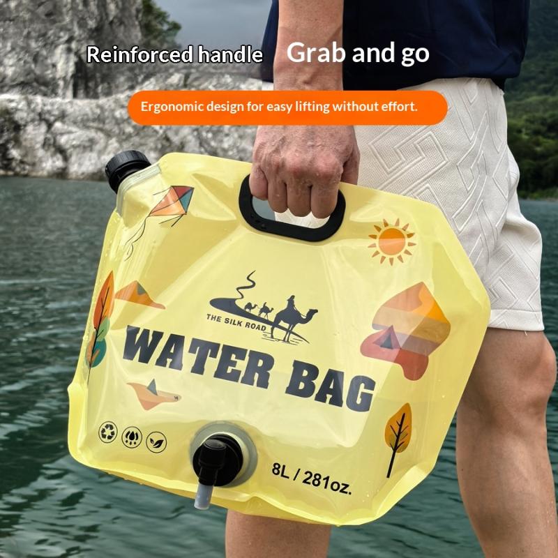 ●8L Camping Water Bag With Fau - Camping Cooking Set With Bag ulasan dan harga