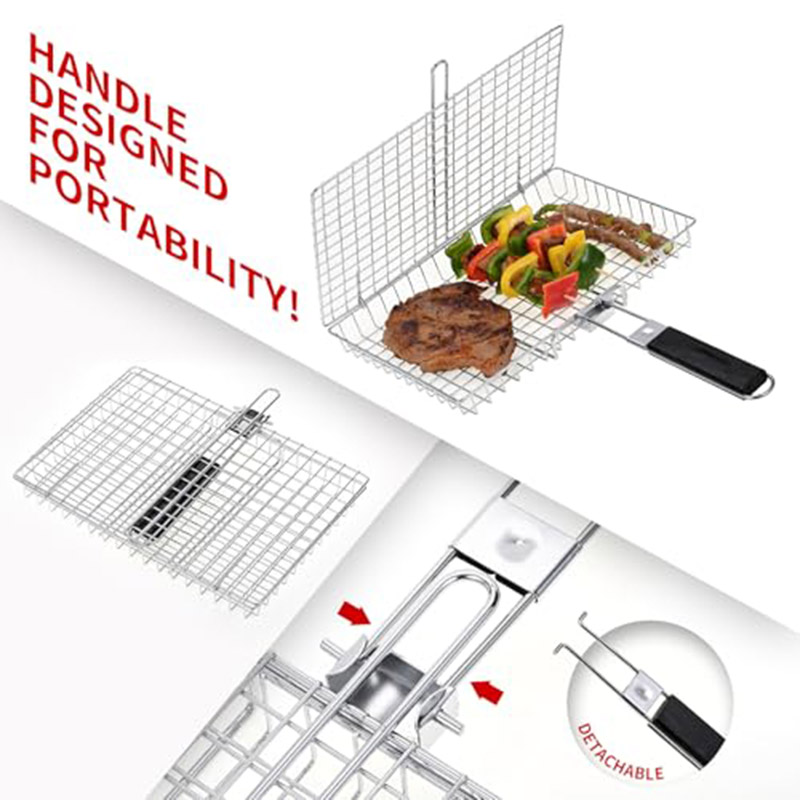Folding Portable Outdoor Campi - Camping Cooking Basket ulasan dan harga