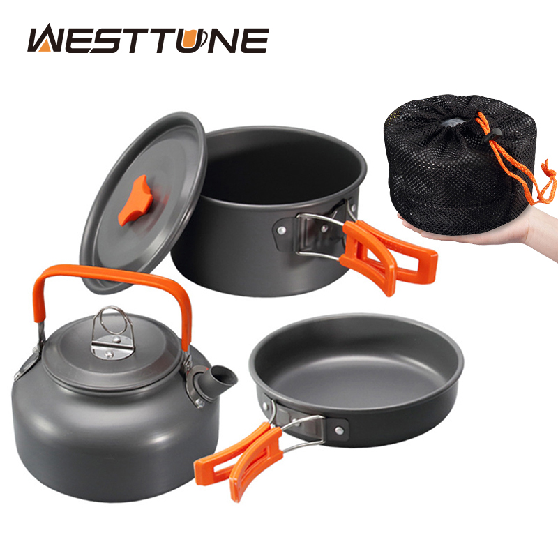 WESTTUNE Camping Cookware Kit  - Camping Cooking Utensil Set ulasan dan harga