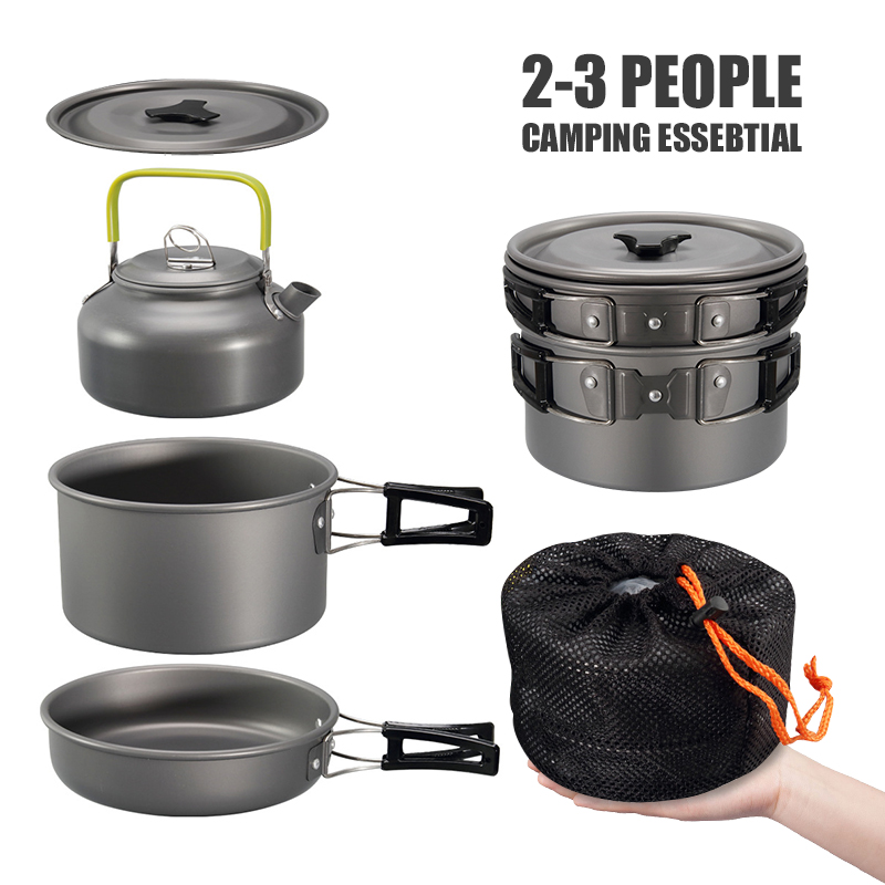 WESTTUNE Camping Cookware Kit  - Camping Cooking Utensil Set ulasan dan harga