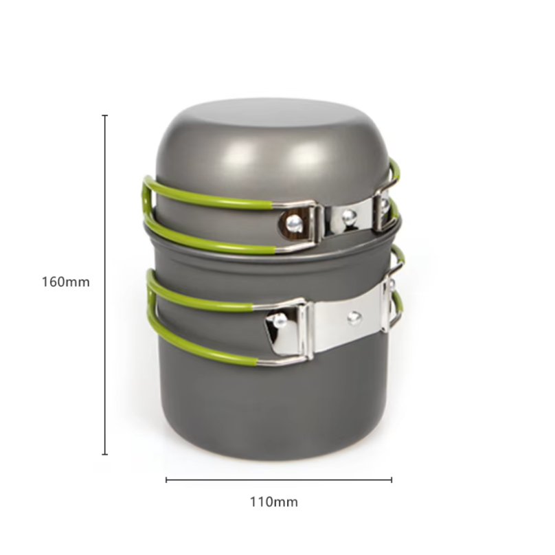 Ultralight Camping Pot Set: Ca - Camping Cooking Mess Kit ulasan dan harga