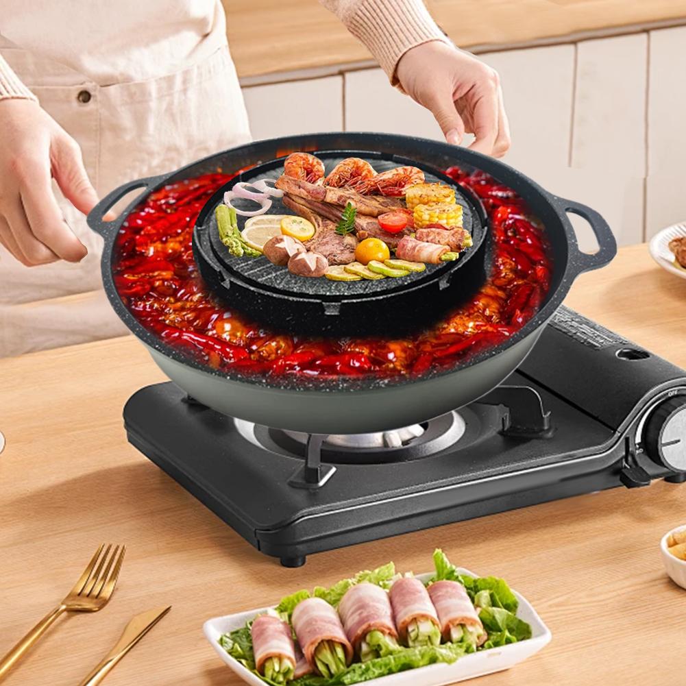 Korean Cassette Grill Pan Non- - Camping Cooking Cupboard ulasan dan harga