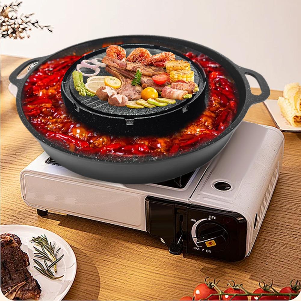 Korean Cassette Grill Pan Non- - Camping Cooking Cupboard ulasan dan harga