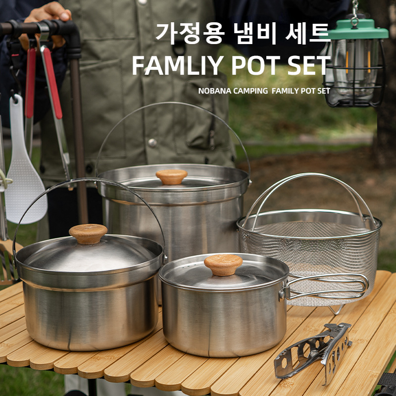 NOBANA Newest Outdoor Stainles - Camping Cooking Gadgets ulasan dan harga