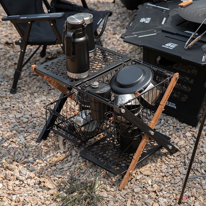 Portable Folding Camping Table - Camping Cooking Basket ulasan dan harga