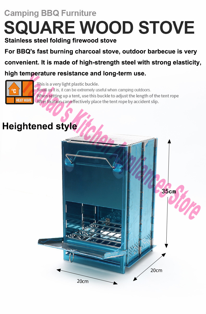 Wood Stove Outdoor Camping Equ - Camping Cooking Equipment ulasan dan harga
