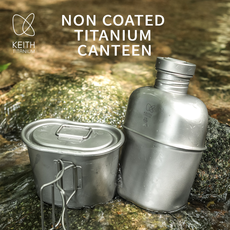 KEITH  Pure Titanium Canteen M - Mess Kit Titanium ulasan dan harga