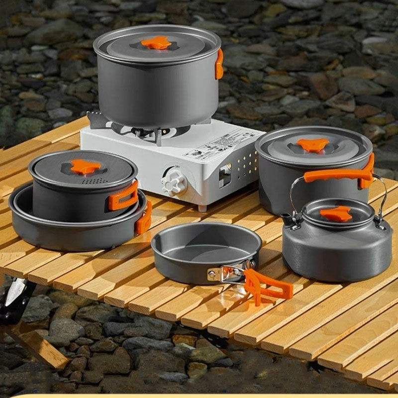 Camping Cooking Non-Stick Ligh - Camping Cooking Mess Kit ulasan dan harga