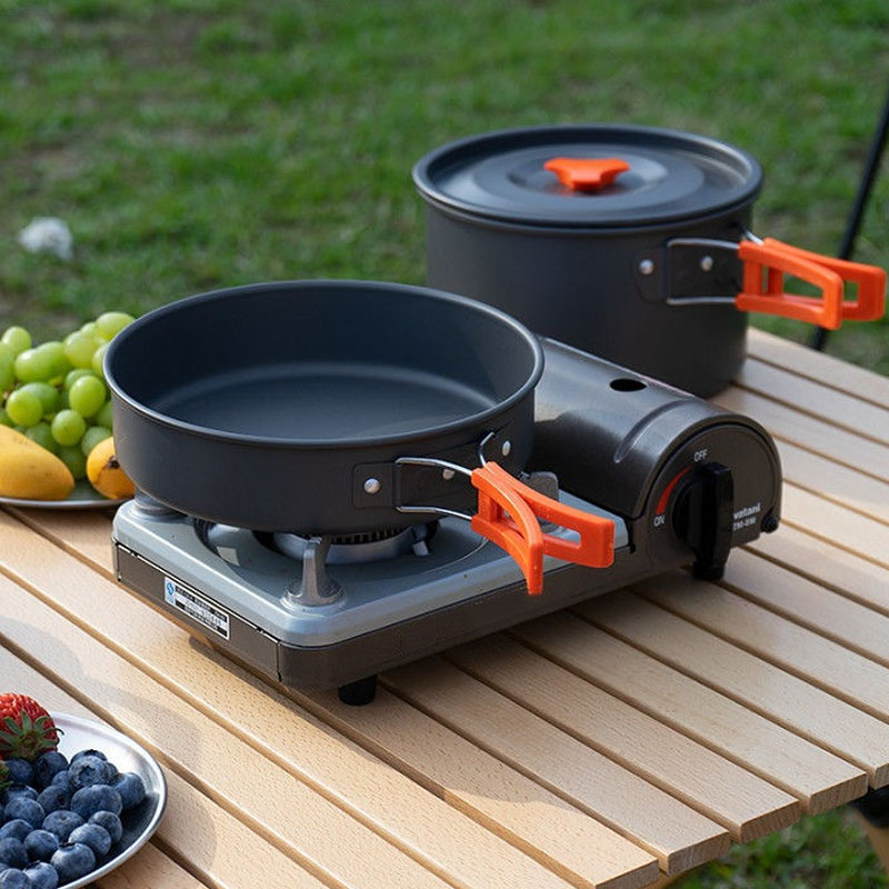 Camping Cooking Non-Stick Ligh - Camping Cooking Mess Kit ulasan dan harga