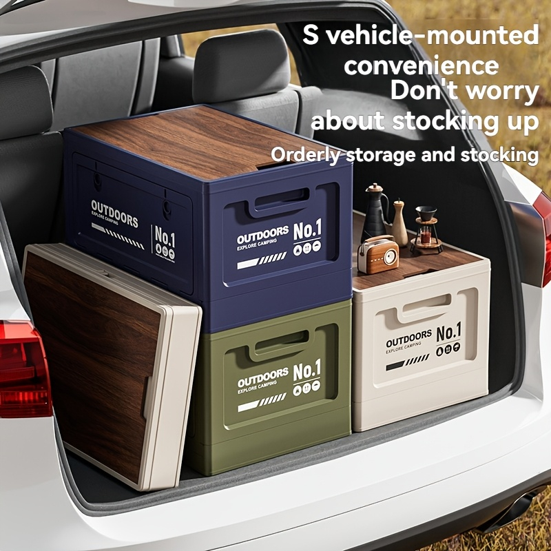 Outdoor Camping Storage Box Ca - Camping Cooking Basket ulasan dan harga