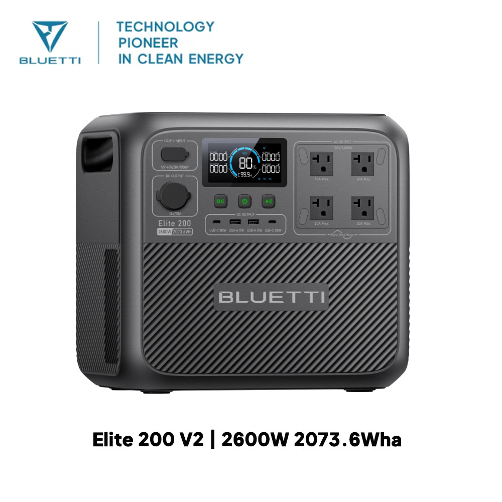 【Renew】BLUETTI Elite 200 V2 Po - Camping Cooking Equipment ulasan dan harga