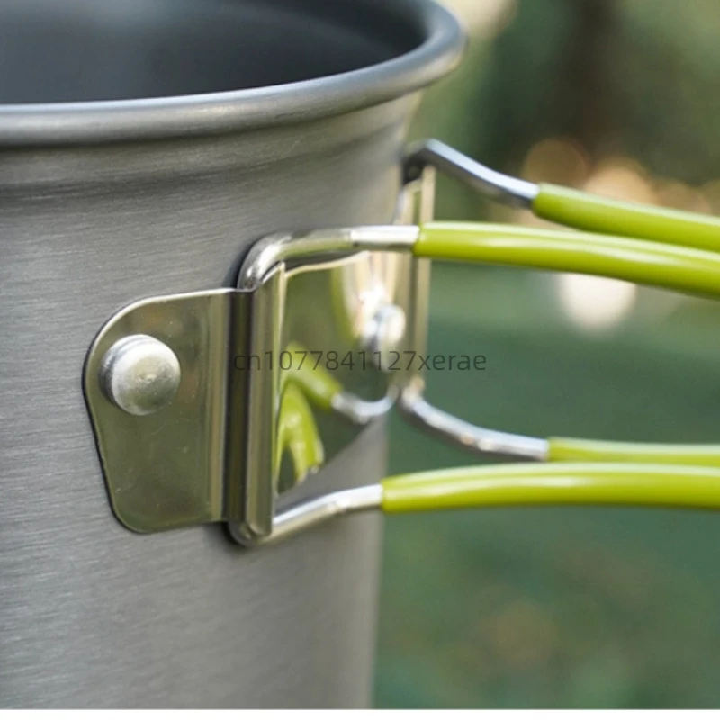 Outdoor Household Portable Alu - Camping Cooking Mess Kit ulasan dan harga