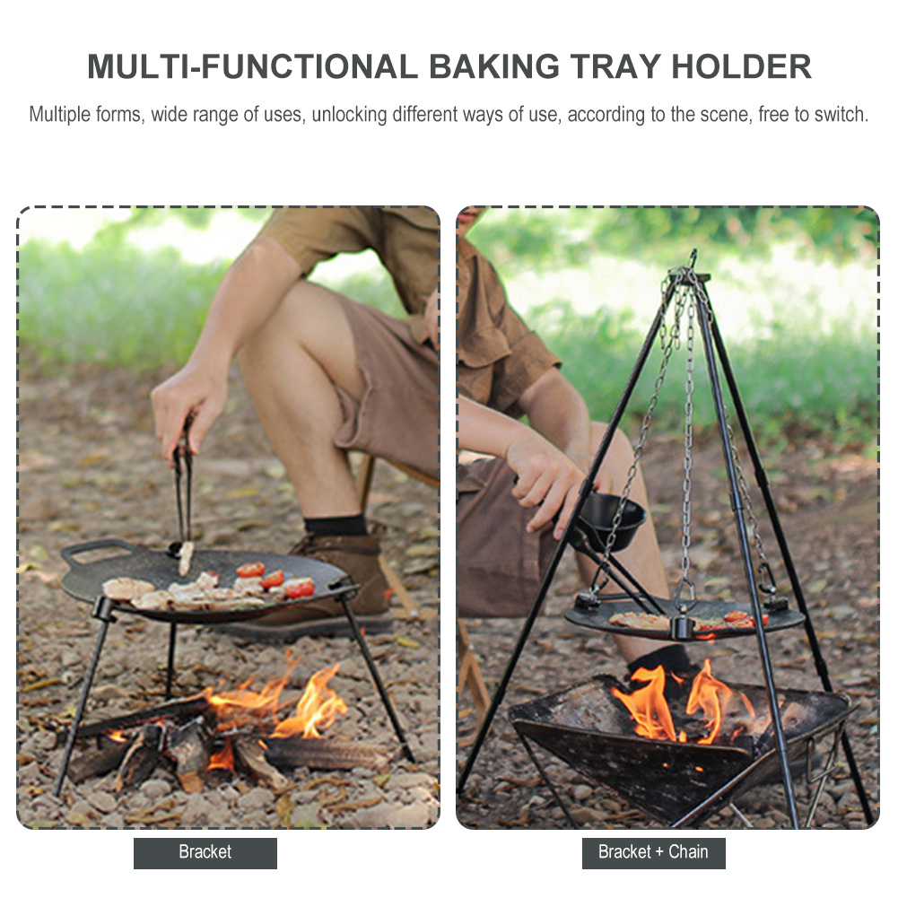 Barbecue Tray Support Adjustab - Camping Cooking Cupboard ulasan dan harga