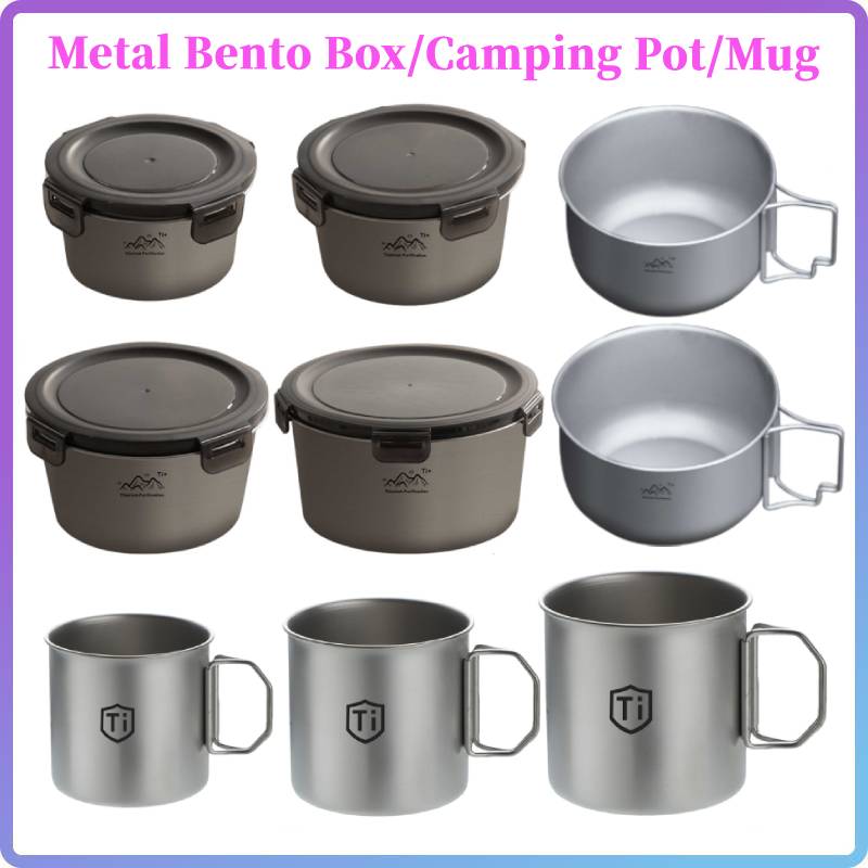 Backpacking Camping Cookware M - Camping Cooking Mess Kit ulasan dan harga