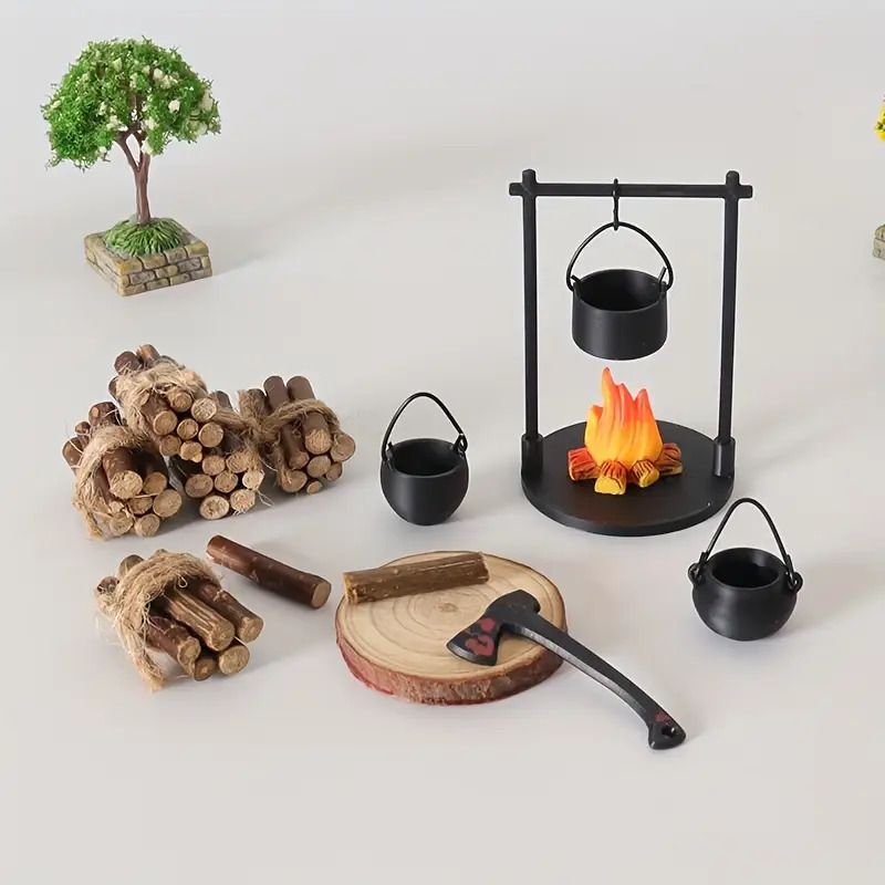 Mini Campfire Hanging Stove Po - Camping Cooking Appliances ulasan dan harga