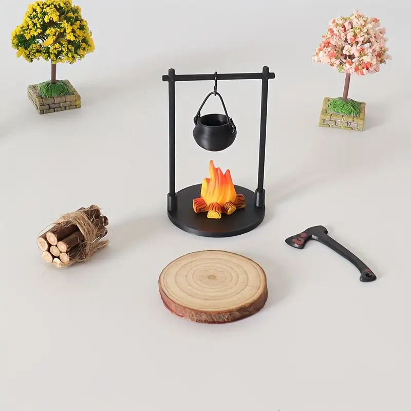 Mini Campfire Hanging Stove Po - Camping Cooking Appliances ulasan dan harga