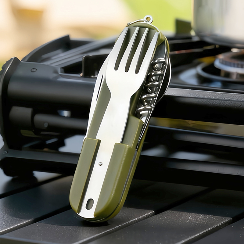 New Stainless Steel 7In1 Campi - Camping Cooking And Eating ulasan dan harga