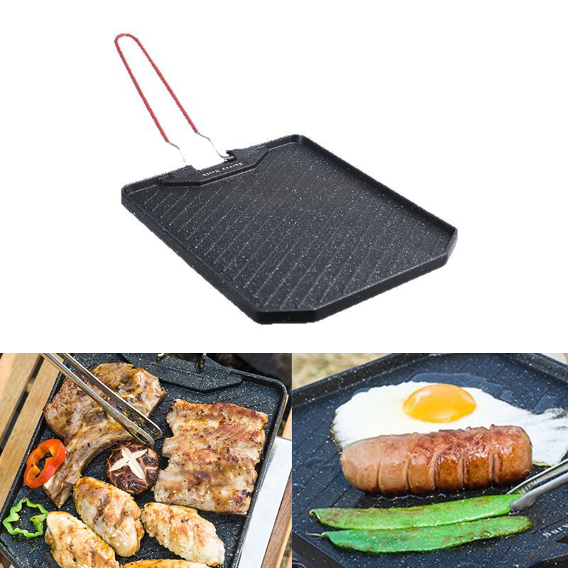 Outdoor camping barbecue pan H - Camping Cooking Cupboard ulasan dan harga