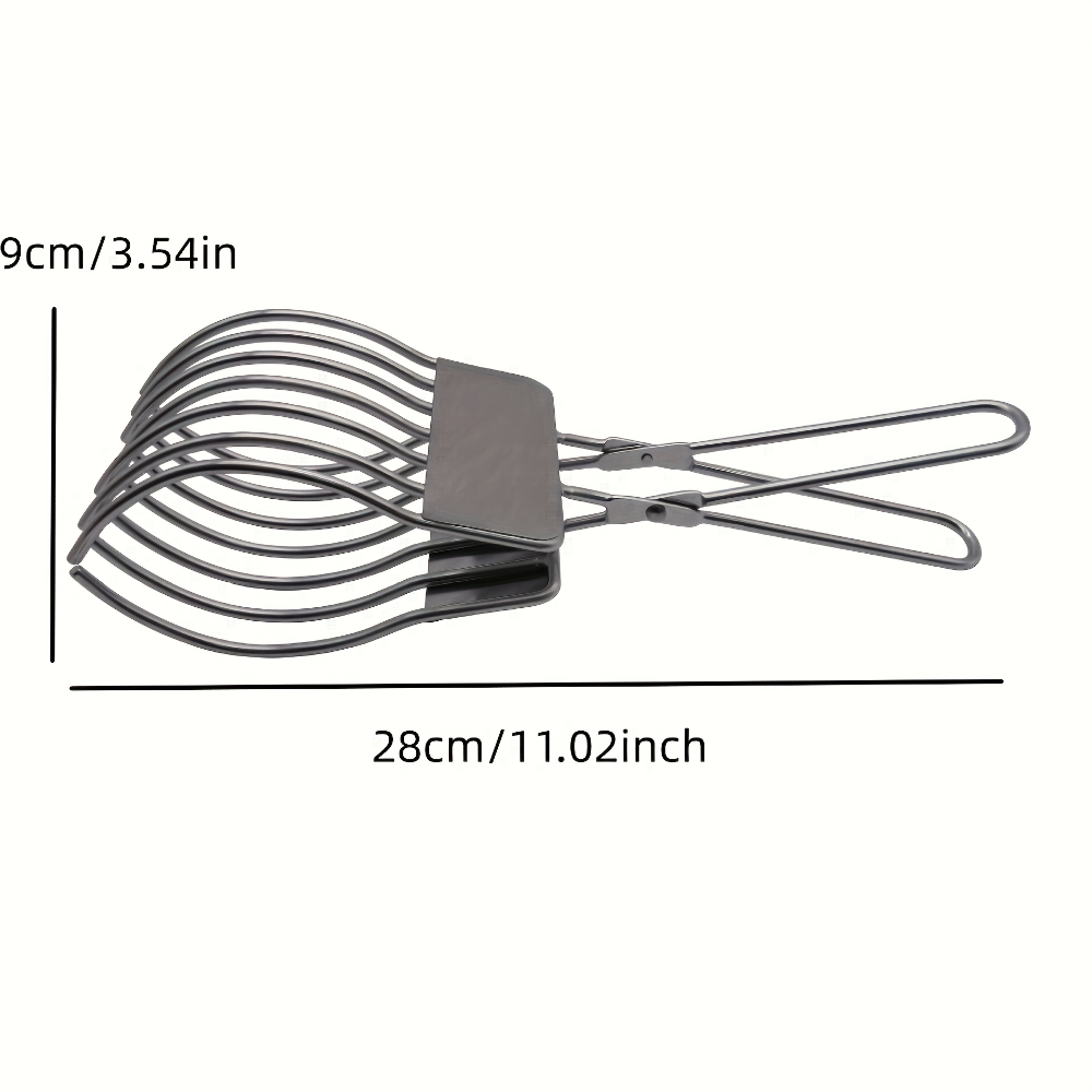 1Pc Stainless Steel BBQ Meat T - Camping Cooking Grill ulasan dan harga