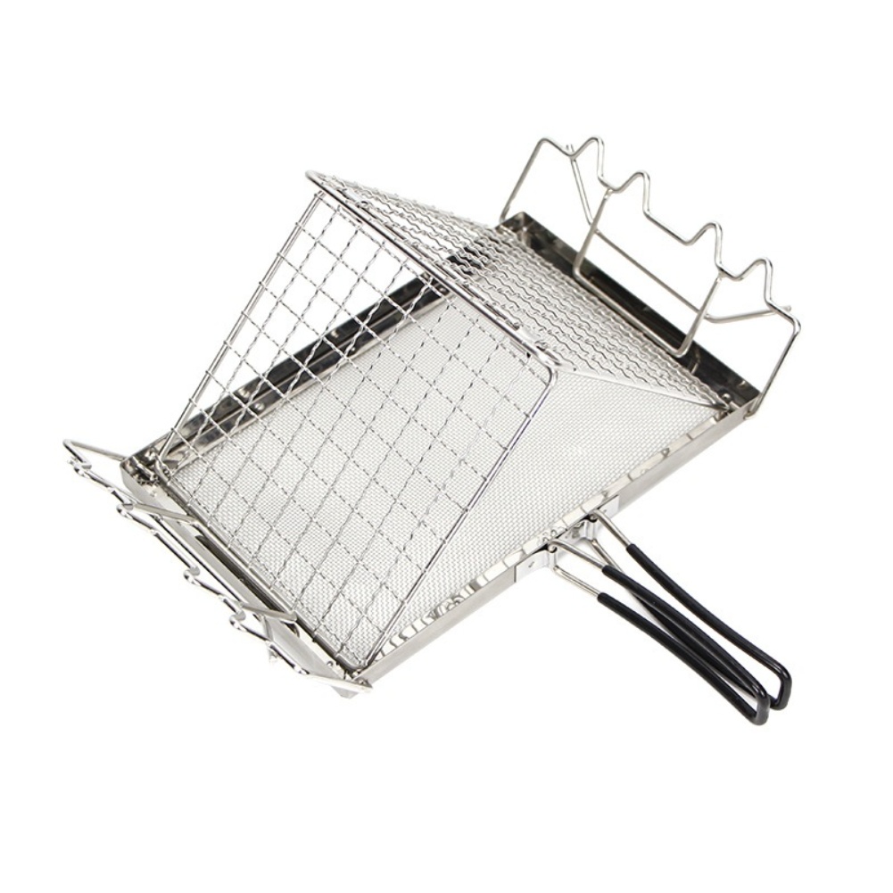 Stainless Steel Grill Rack for - Camping Cooking Open Fire ulasan dan harga